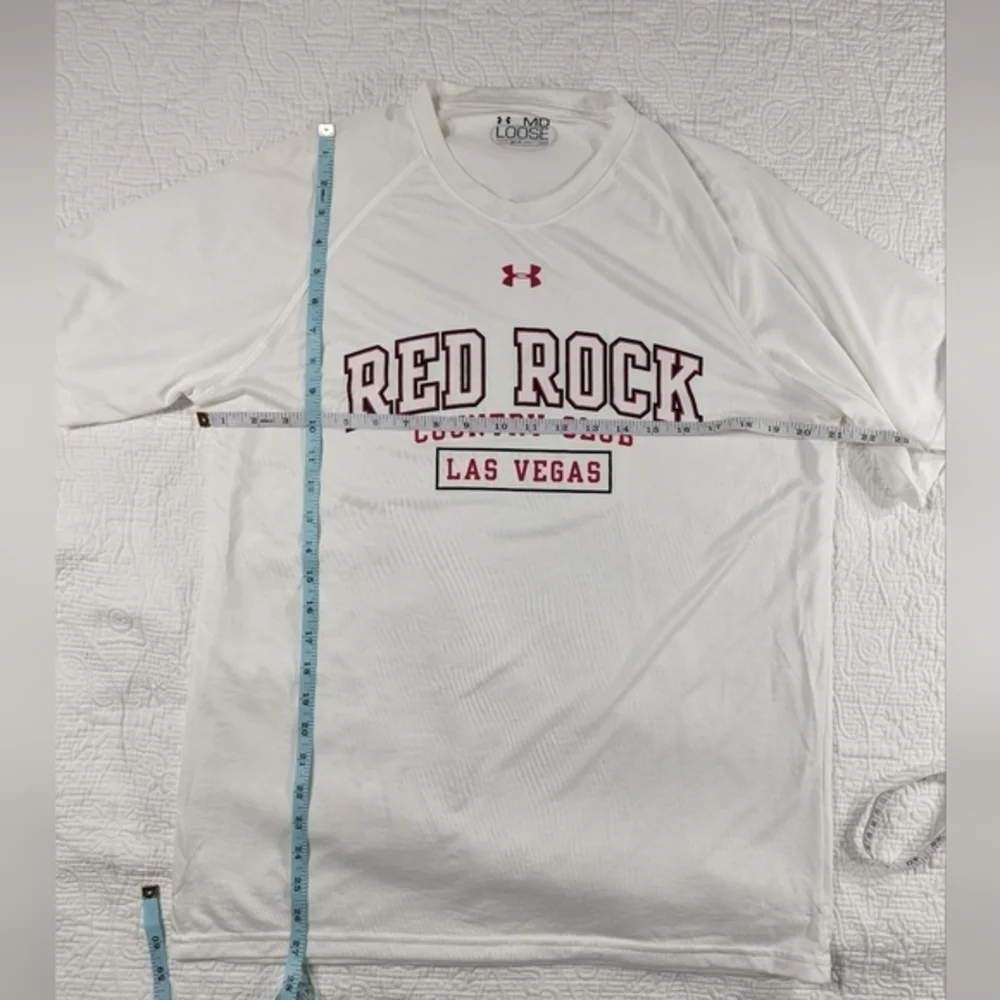 Under Armour Heat Gear‎ Red Rock Country Club Men's Loose Medium Short Sleeve
